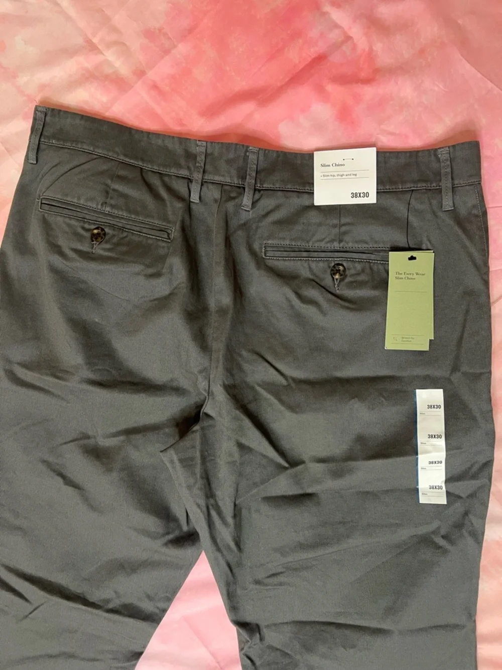 NWT Men's Every Wear Slim Fit Chino Pants - Goodfellow & Co 38x30